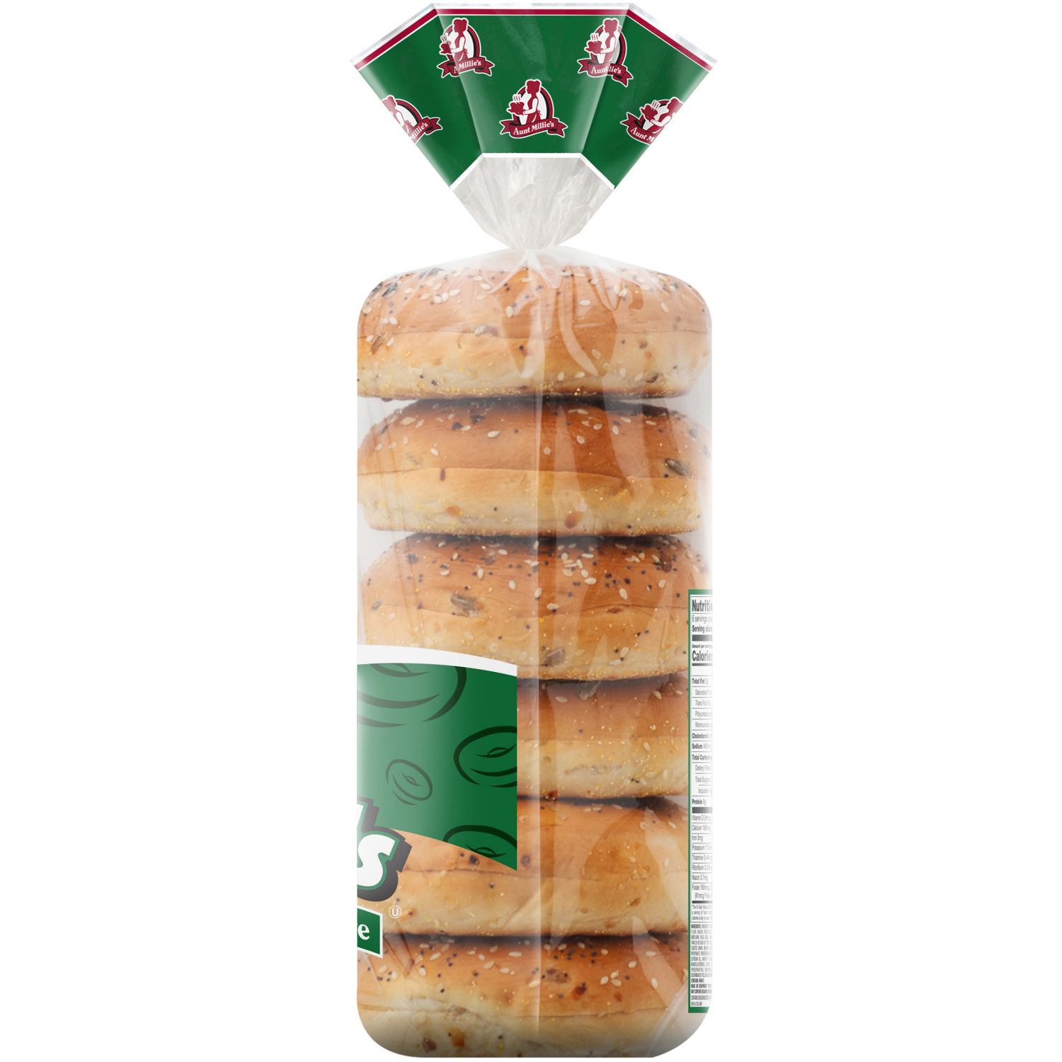 slide 3 of 5, Aunt Millie's Soft Everything & More Bagels 6 ct, 6 ct
