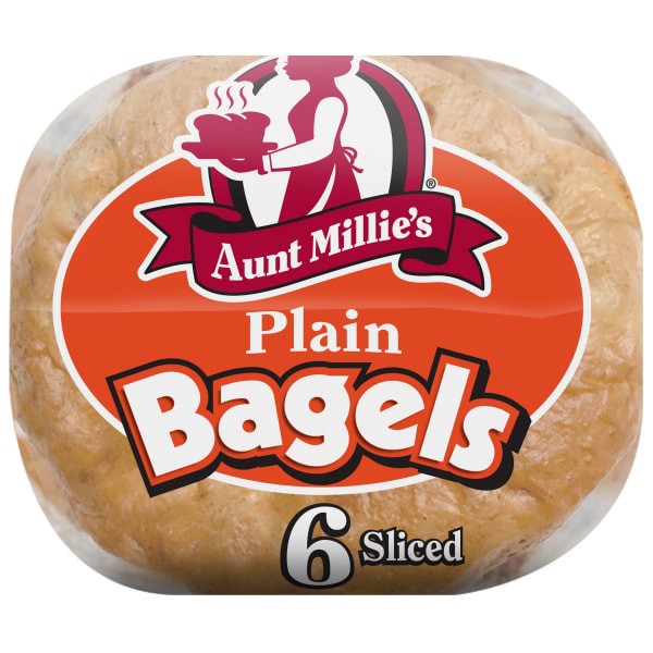 slide 20 of 29, Aunt Millie's Bagels, Plain, 20 oz