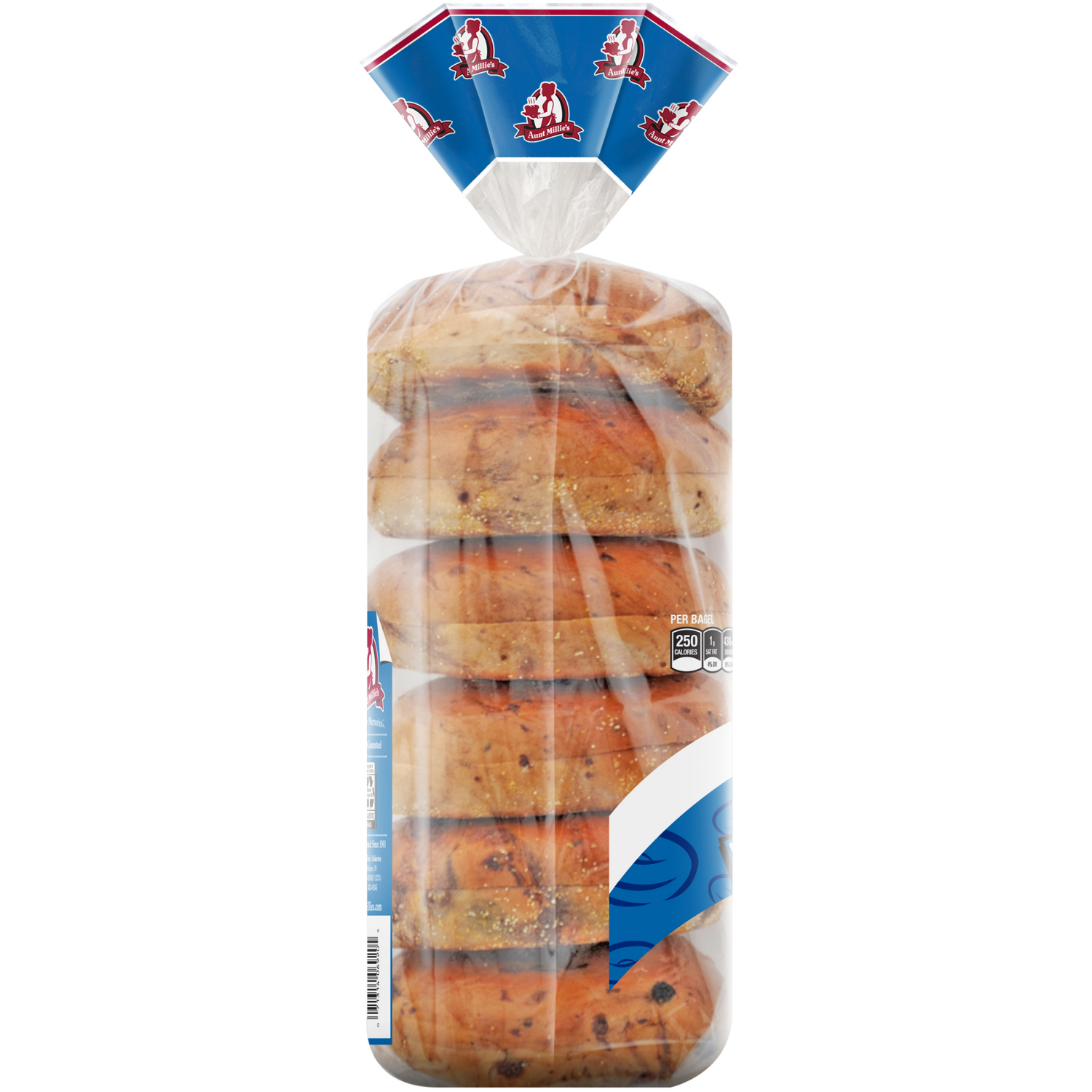 slide 2 of 5, Aunt Millie's Soft Blueberry Bagels 6 ea, 6 ct