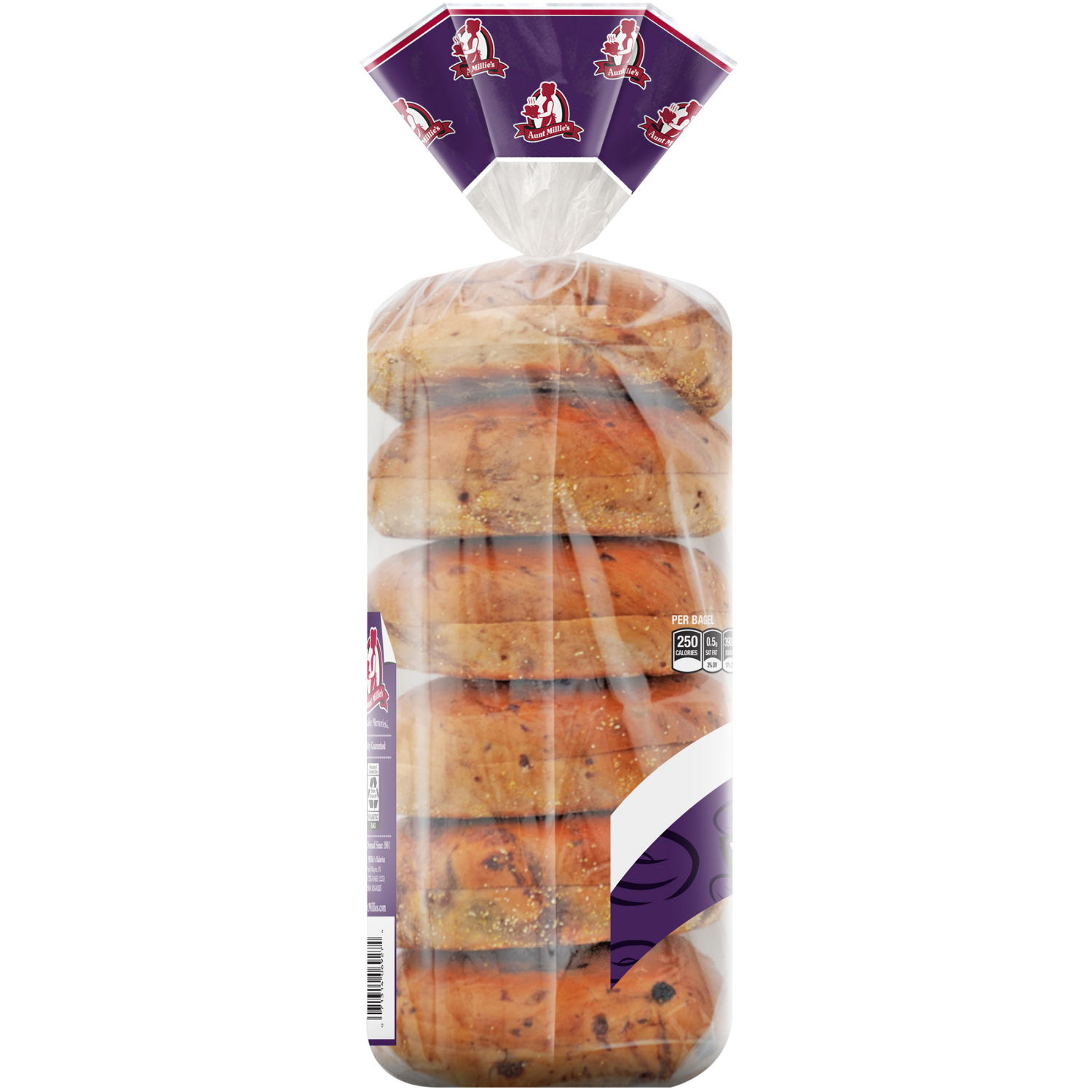 slide 2 of 5, Aunt Millie's Soft Cinnamon Raisin Bagels 6 ct, 6 ct