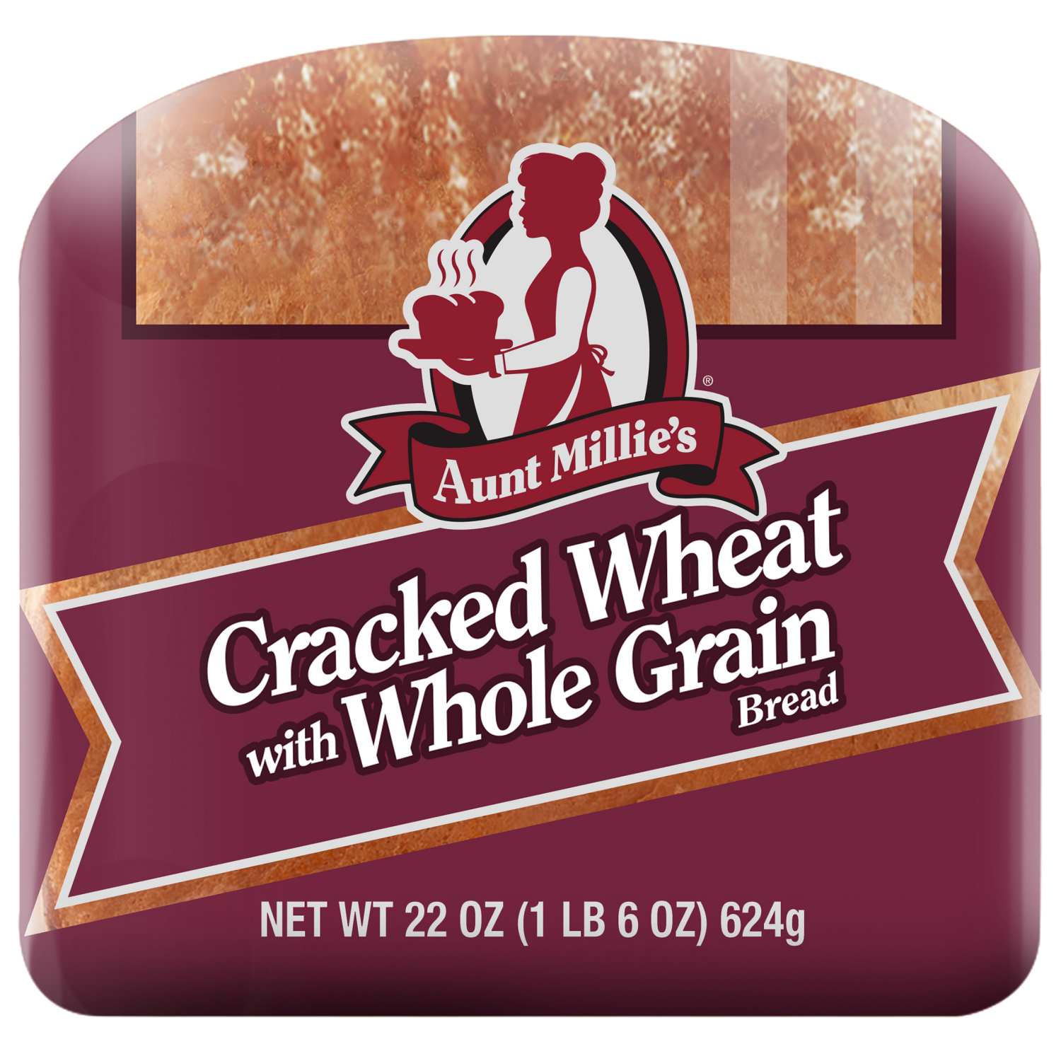 slide 3 of 8, Aunt Millie's Cracked Wheat Bread 22 oz, 22 oz
