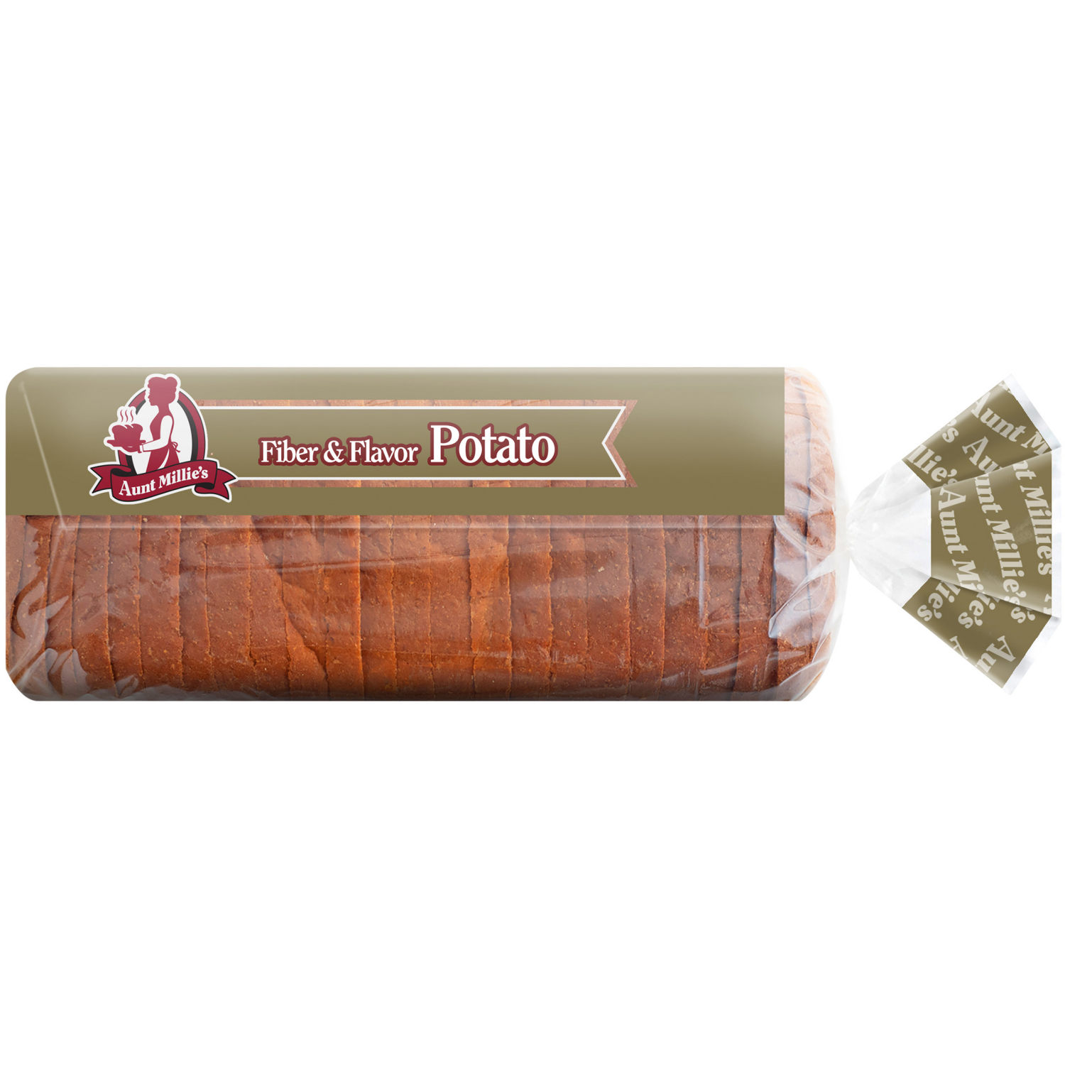 slide 3 of 5, Aunt Millie's Fiber & Flavor Potato Bread, 22 oz, 22 oz