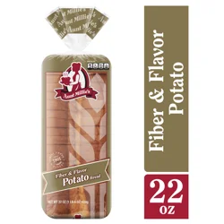 Aunt Millie's Fiber & Flavor Potato Bread, 22 oz