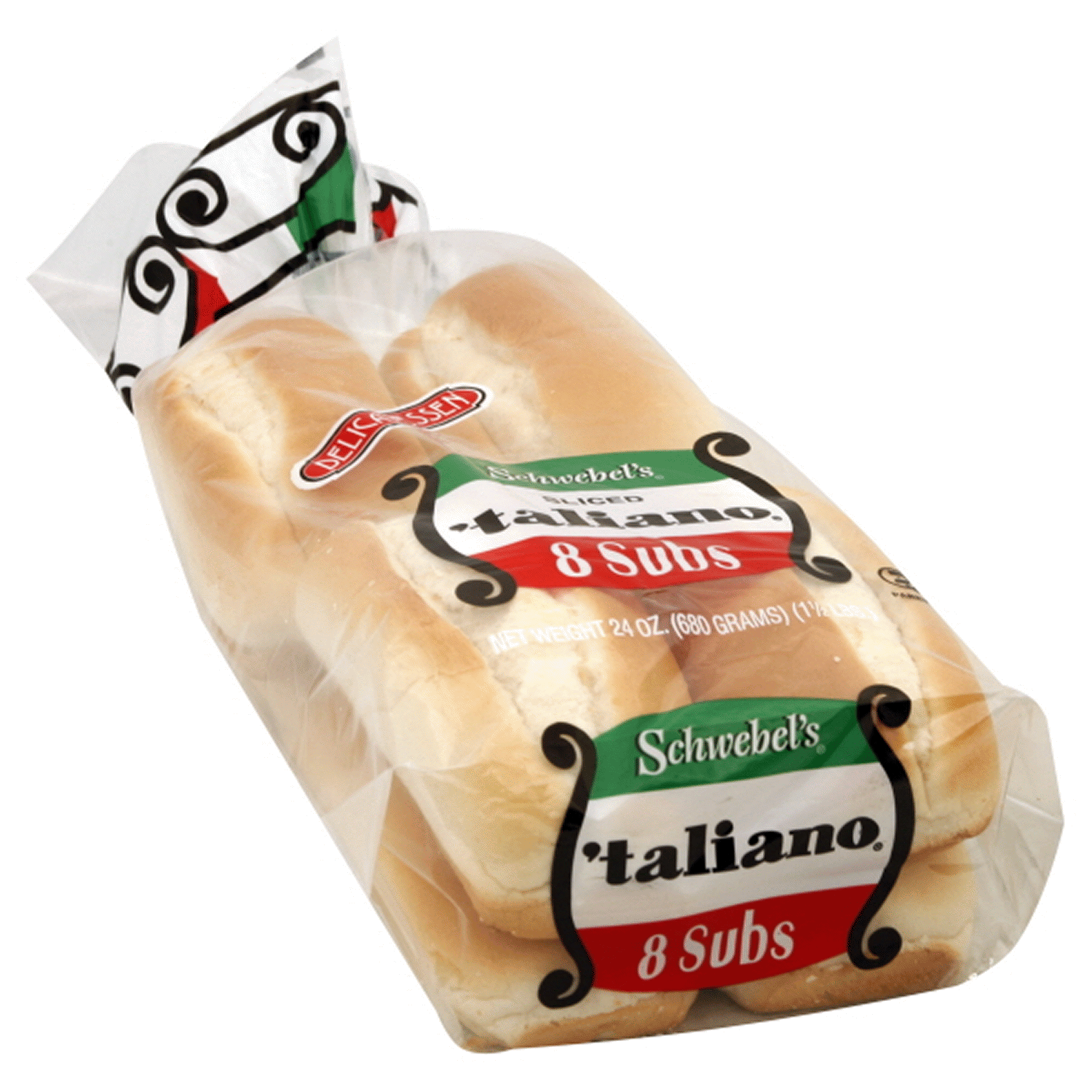 slide 1 of 1, Schwebel's Taliano Subs - 8oz/8ct, 8 ct; 8 oz