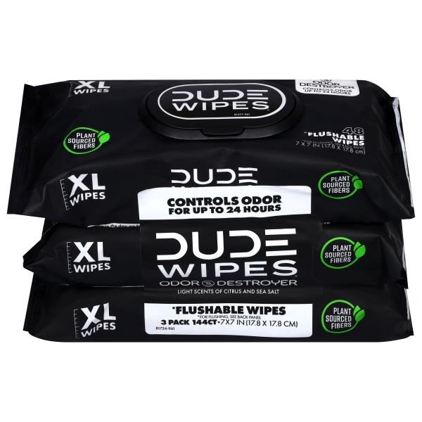 slide 1 of 1, DUDE Wipes, 48 ct