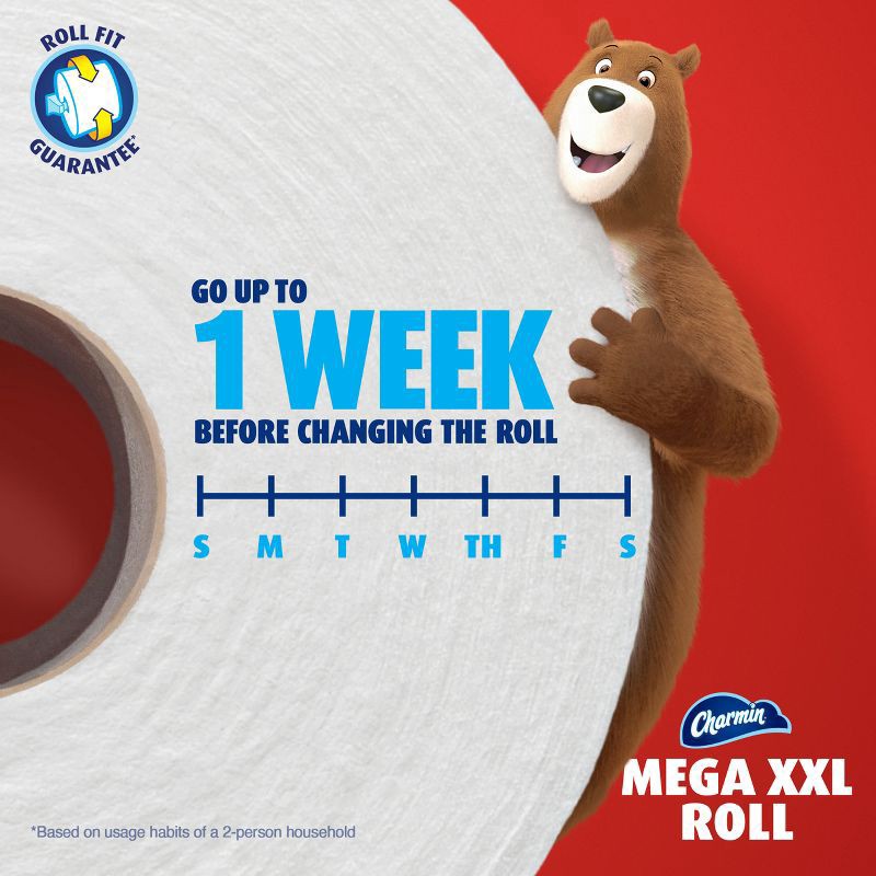 slide 11 of 16, Charmin Ultra Strong Toilet Paper - 12 Mega XXL Rolls, 12 ct