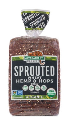 slide 1 of 1, Sprouted Wheat - Hemp & Hops Bread, 22 oz