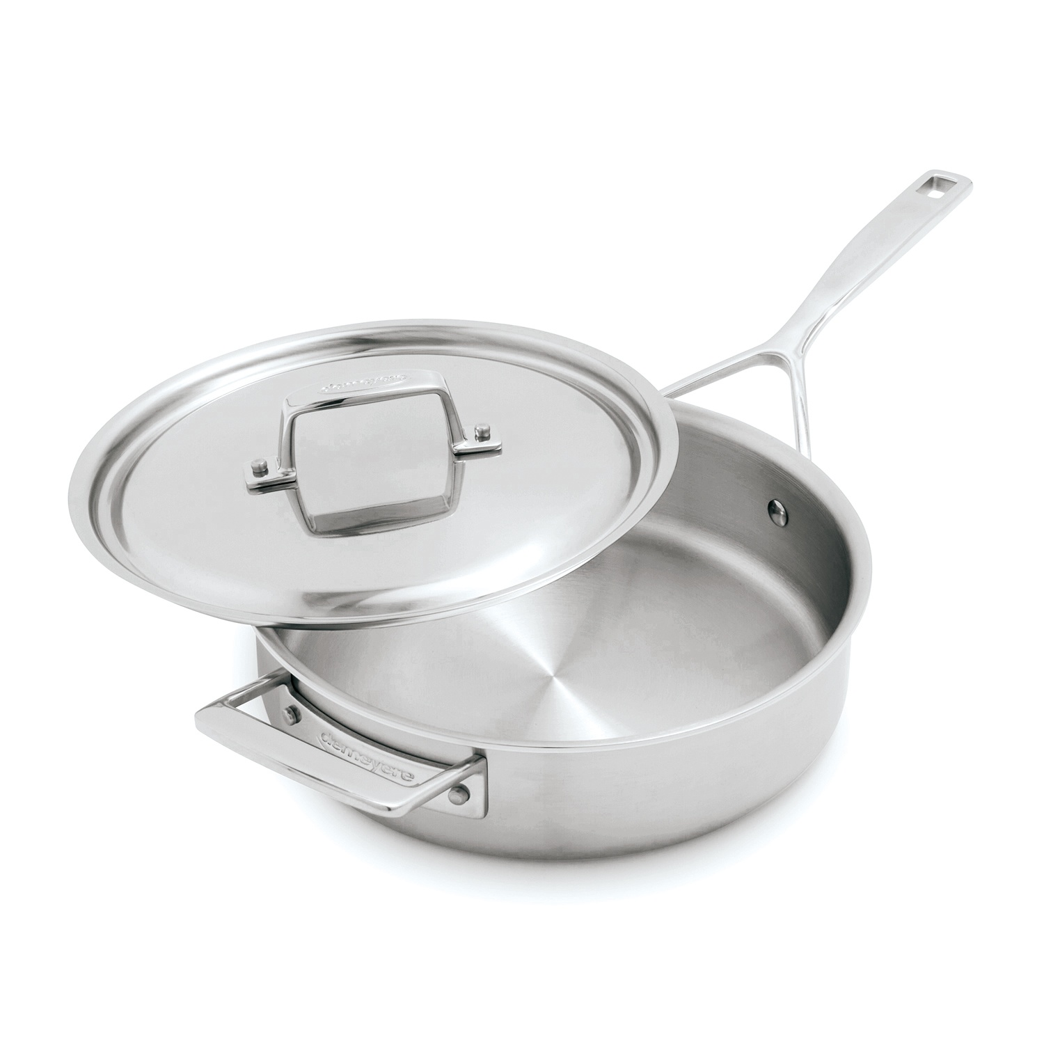 slide 1 of 1, Demeyere Saut Pan with Lid, 3 qt