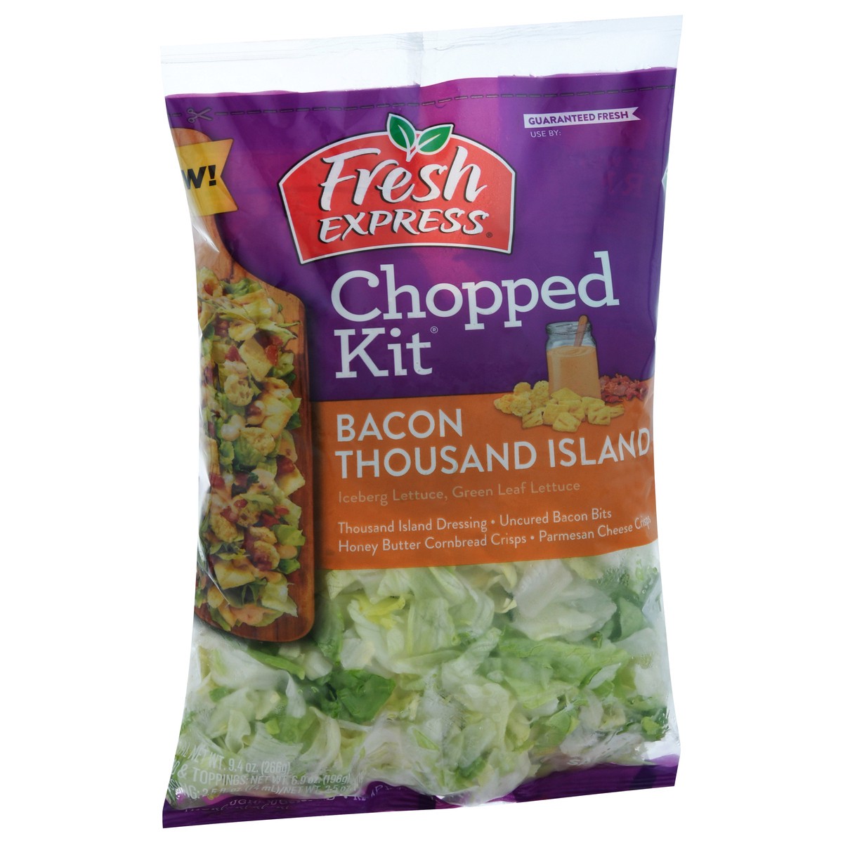 slide 9 of 9, Fresh Express Chopped Kit Bacon Thousand Island Salad 1 ea, 1 ct