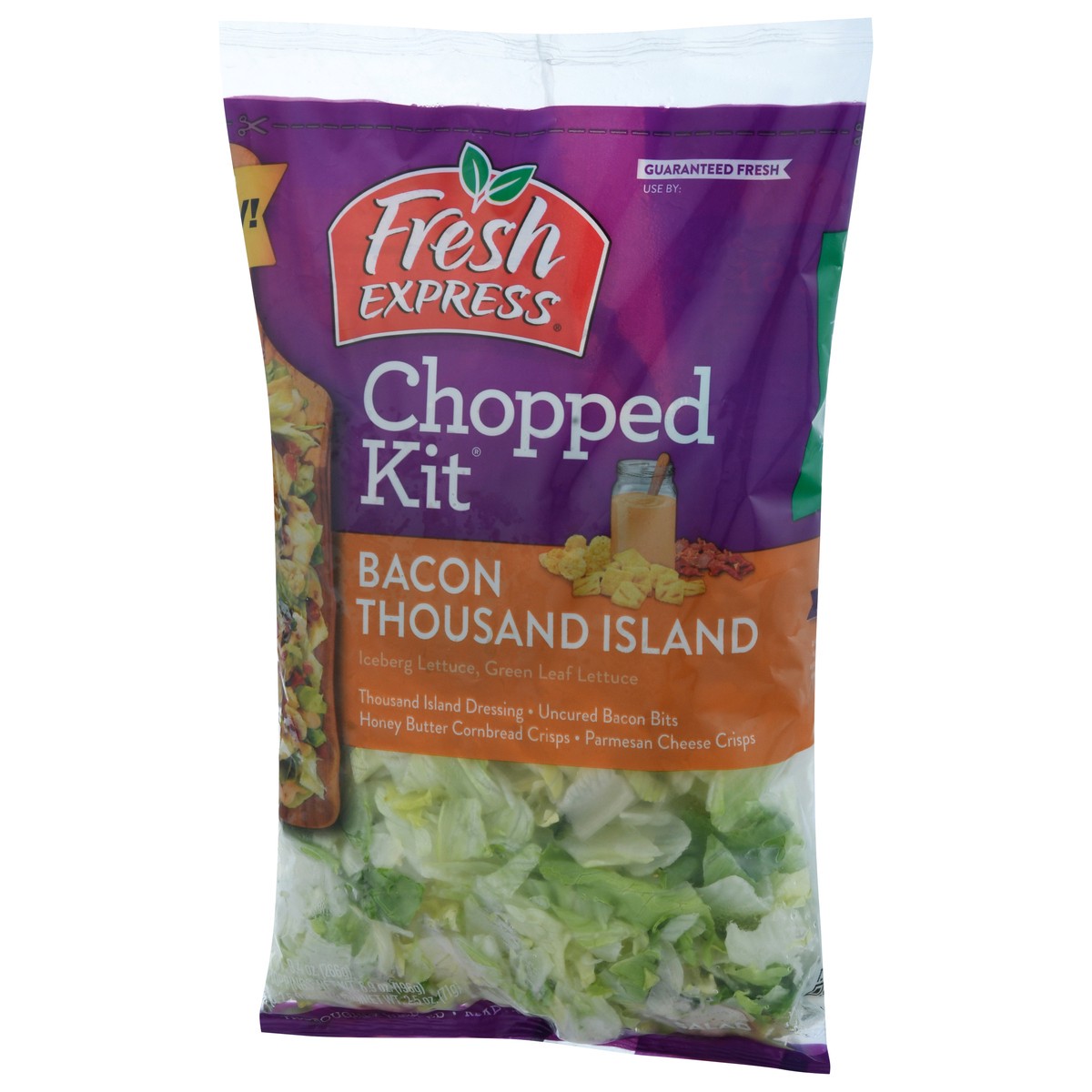 slide 2 of 9, Fresh Express Chopped Kit Bacon Thousand Island Salad 1 ea, 1 ct