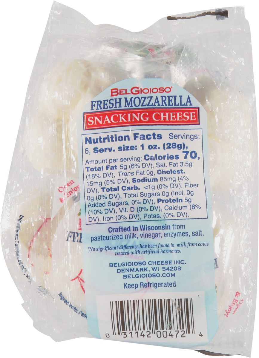 slide 5 of 9, BelGioioso Fresh Mozzarella Snacking Cheese 6 - 1 oz Packages, 6 ct