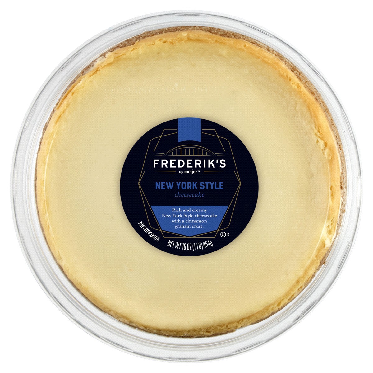 slide 1 of 9, FREDERIKS BY MEIJER Frederik's by Meijer New York Style Cheesecake, 6 in, 16 oz
