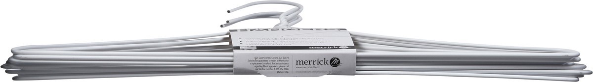 slide 4 of 9, Merrick Drip Dry Hangers 10 ea, 10 ct