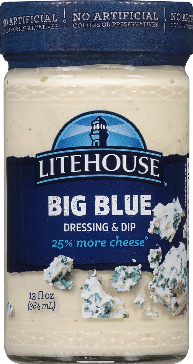 slide 4 of 7, Litehouse Big Blue Dressing & Dip, 13 fl oz