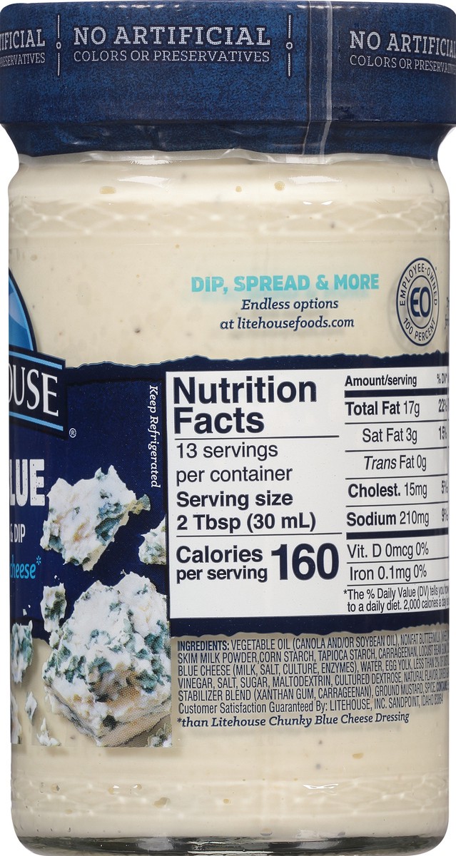 slide 6 of 7, Litehouse Big Blue Dressing & Dip, 13 fl oz