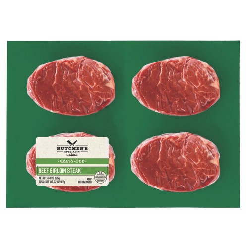 slide 1 of 1, Butcher's Specialty beef striploin steak end, 10 oz