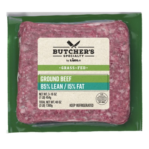 slide 1 of 1, Butcher's Specialty organic grassfed ground beef, 85% lean, 16 oz