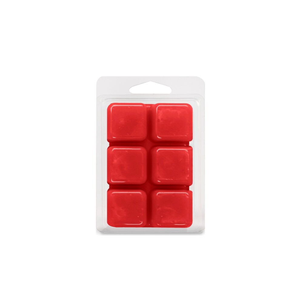 slide 4 of 4, Oak & Rye Apple Cinnamon Scented Wax Cubes - Red, 2.5 oz