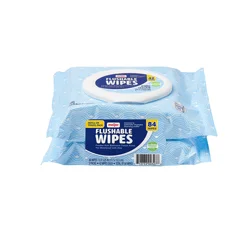 Meijer Moist Wipes, Flushable, Flip Top Lid