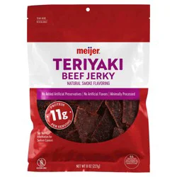 Meijer Teriyaki Beef Jerky, 8 Oz