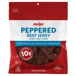 Meijer Peppered Beef Jerky, 2.85 Oz