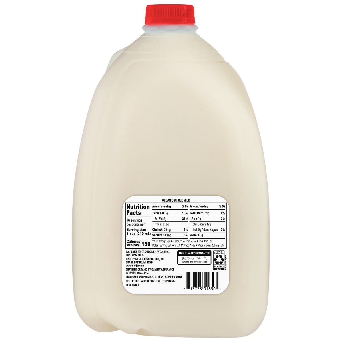 slide 5 of 5, True Goodness Organic Whole Milk, Gallon, 1 gal