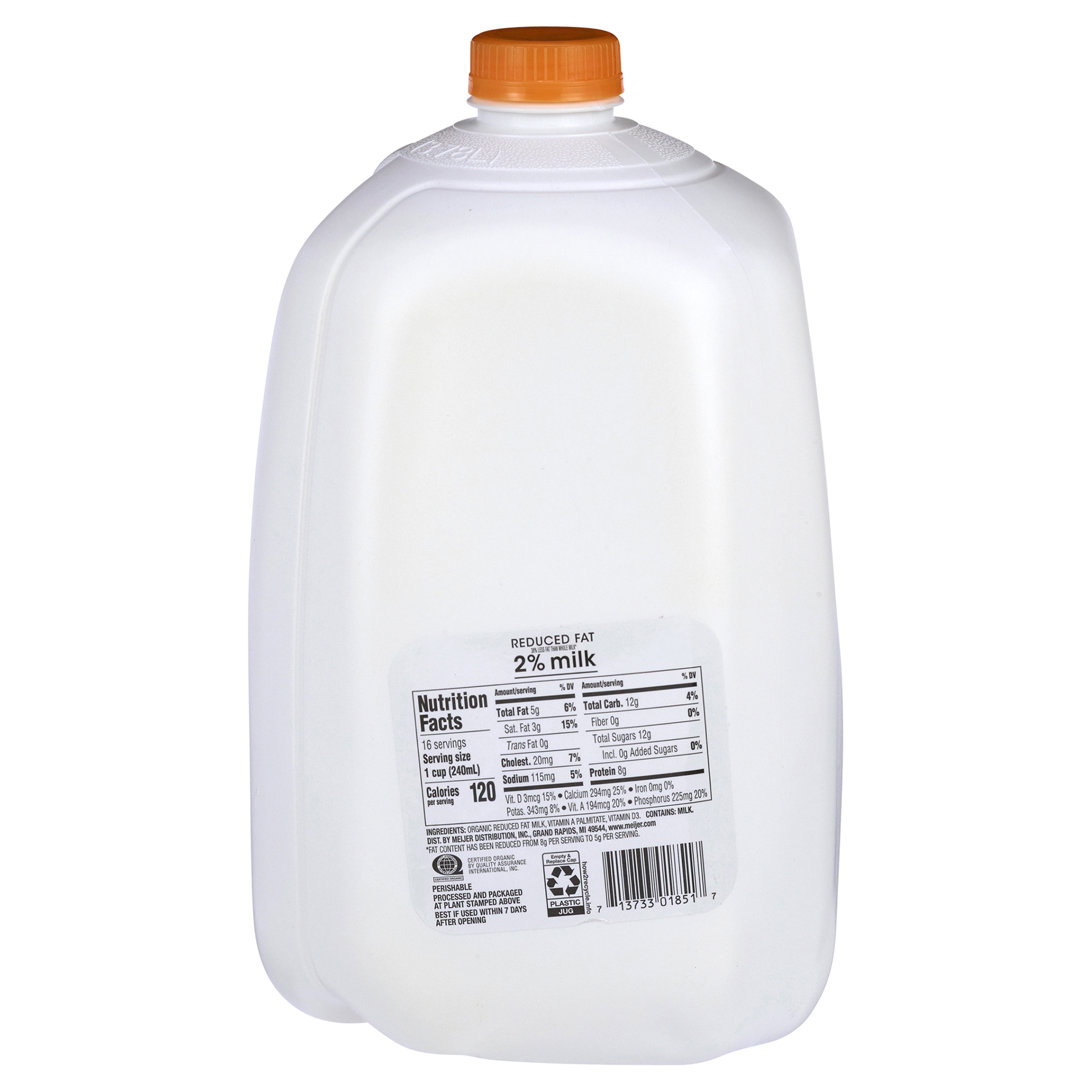 slide 2 of 5, True Goodness Organic 2% Milk, 1 gallon