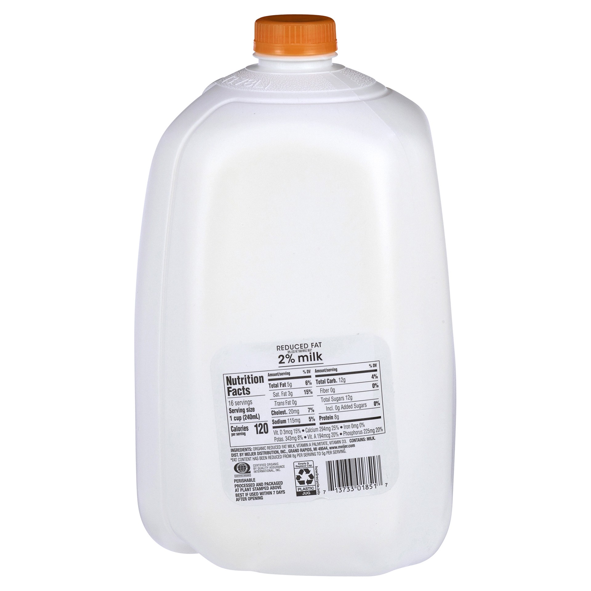 slide 5 of 5, True Goodness Organic 2% Milk, 1 gallon