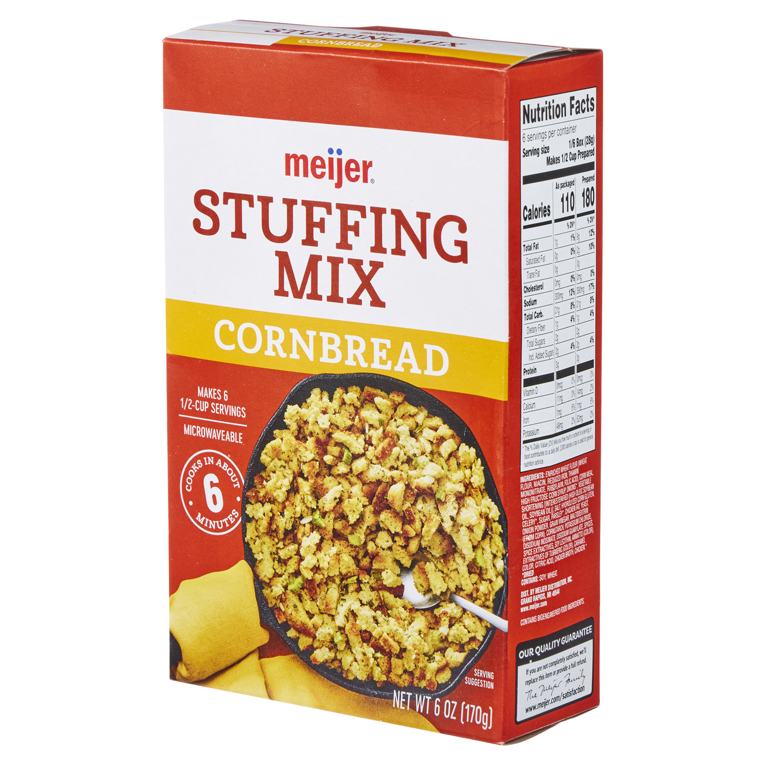 slide 4 of 5, Meijer Cornbread Stuffing Mix, 6 oz