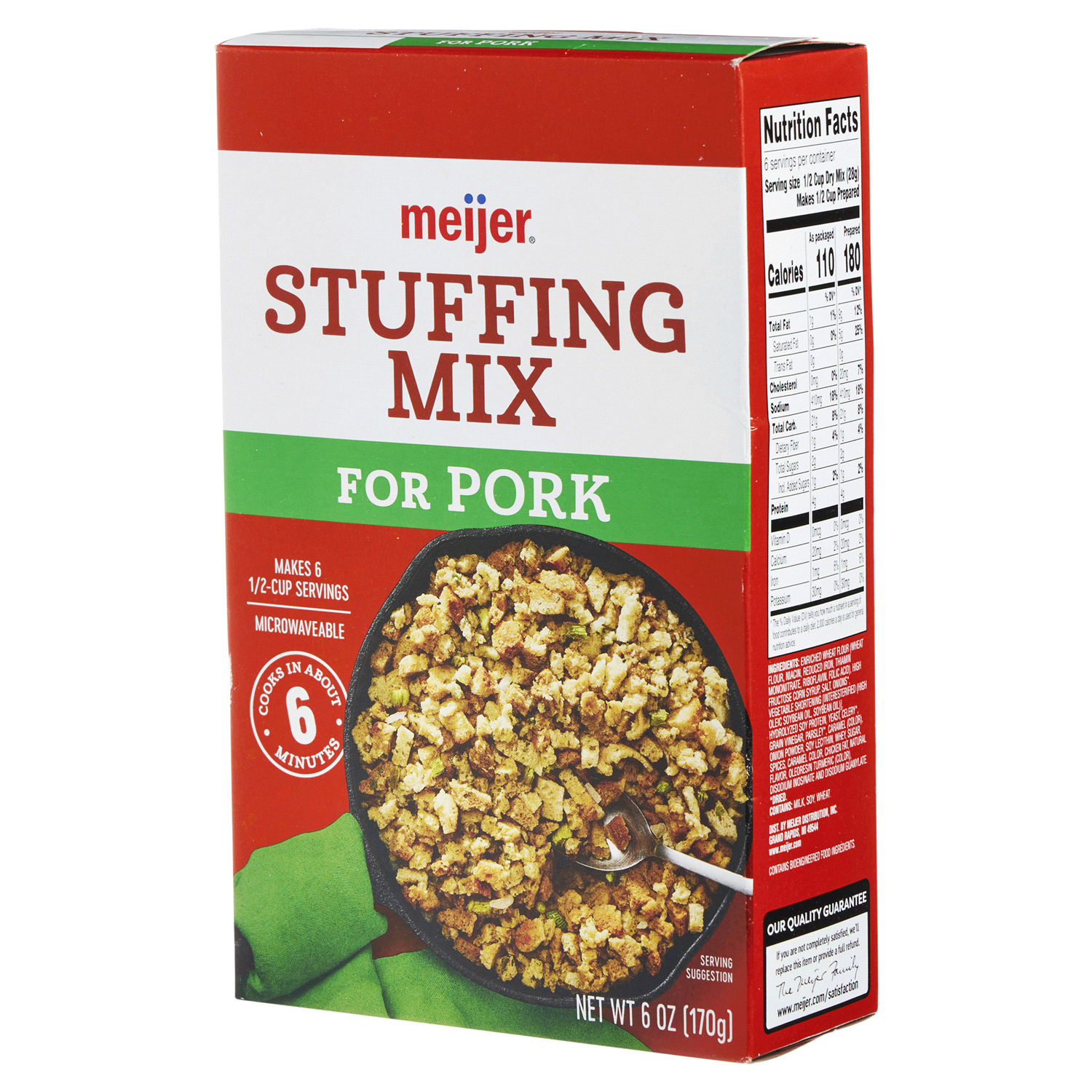 slide 4 of 5, Meijer Pork Stuffing Mix, 6 oz