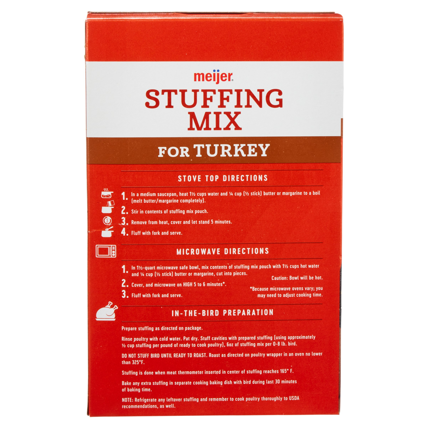 slide 2 of 8, Meijer Turkey Stuffing Mix - 6 oz, 6 oz