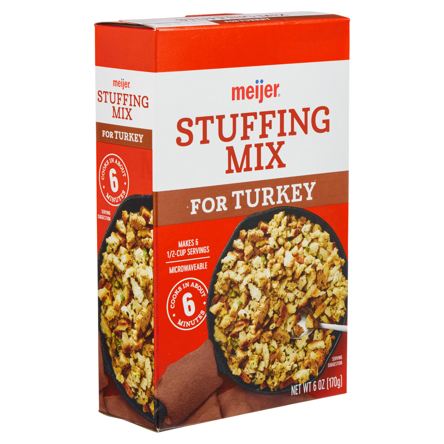 slide 6 of 8, Meijer Turkey Stuffing Mix - 6 oz, 6 oz