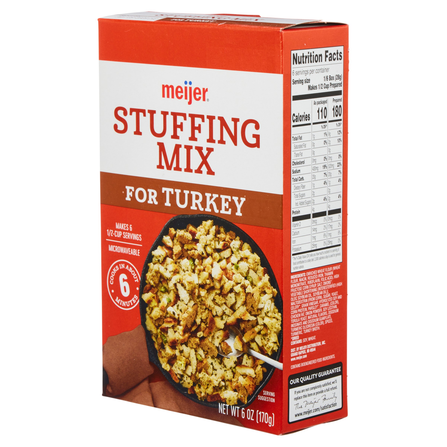 slide 7 of 8, Meijer Turkey Stuffing Mix - 6 oz, 6 oz