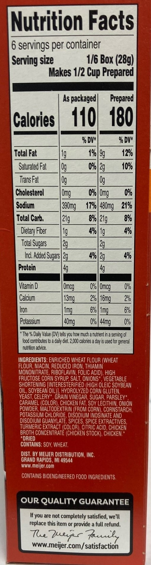 slide 3 of 5, Meijer Chicken Stuffing Mix, 6 oz