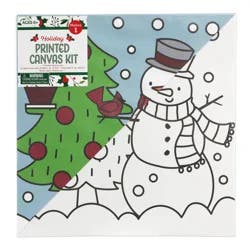 Mcs Snowman Printed Canvas Kit