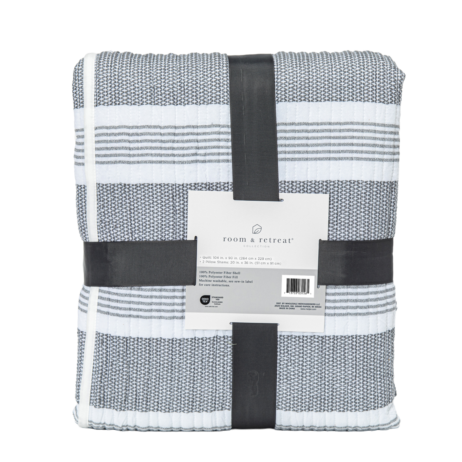 slide 4 of 5, Room & Retreat Danica Quilt Set King, 1 ct