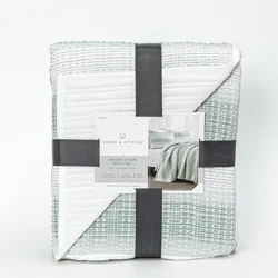 Room & Retreat Dante Stripe Quilt Set King