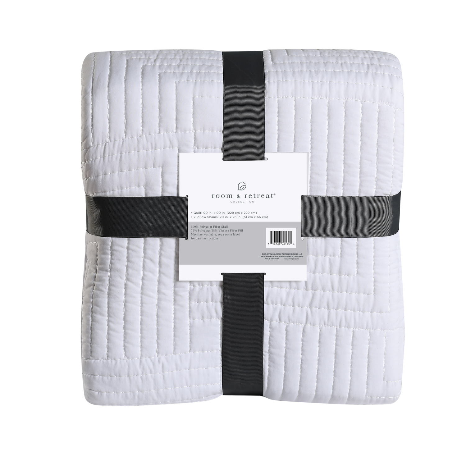 slide 2 of 4, Room & Retreat Soft Washed Quilt Set Full/Queen, 1 ct