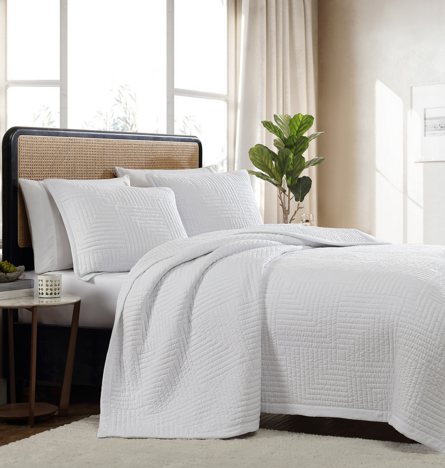 slide 3 of 4, Room & Retreat Soft Washed Quilt Set Full/Queen, 1 ct