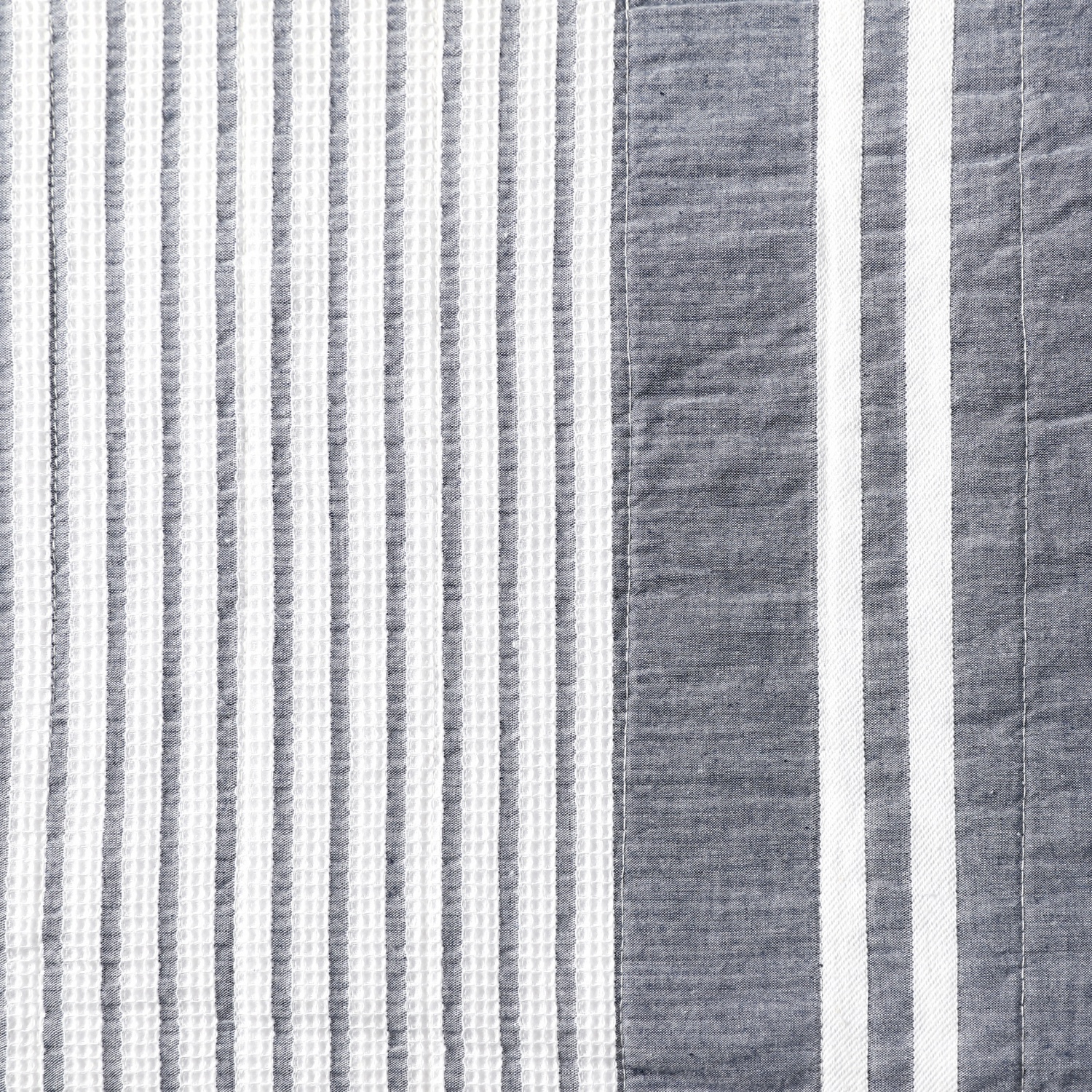 slide 4 of 4, Room & Retreat Waffle Stripe Quilt Set Full/Queen, 1 ct