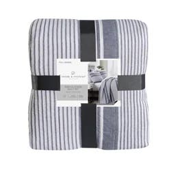 Room & Retreat Waffle Stripe Quilt Set Full/Queen