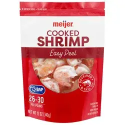 Meijer Cooked Shrimp 26/30 EZ Peel