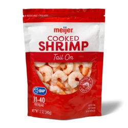 Meijer Cooked Shrimp 31-40, Tail On