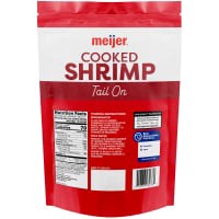 slide 3 of 5, Meijer Cooked Shrimp 51/60 Peeled & Deveined, Tail-On, 32 oz