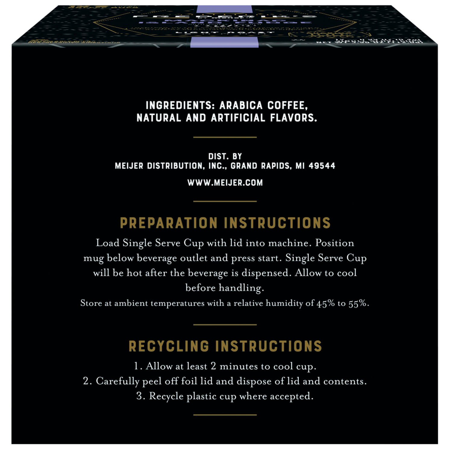 slide 3 of 5, Frederiks By Meijer Pods Mackinac Island Fudge - 12 ct, 12 ct