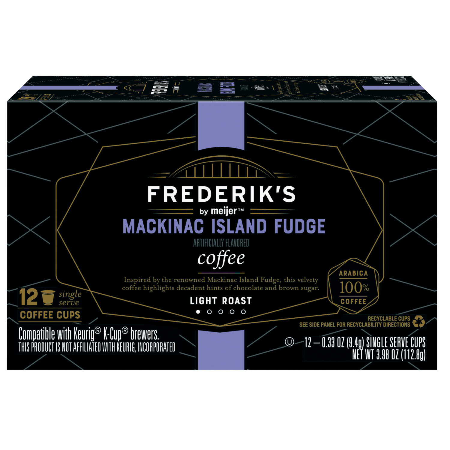 slide 1 of 5, Frederiks By Meijer Pods Mackinac Island Fudge - 12 ct, 12 ct