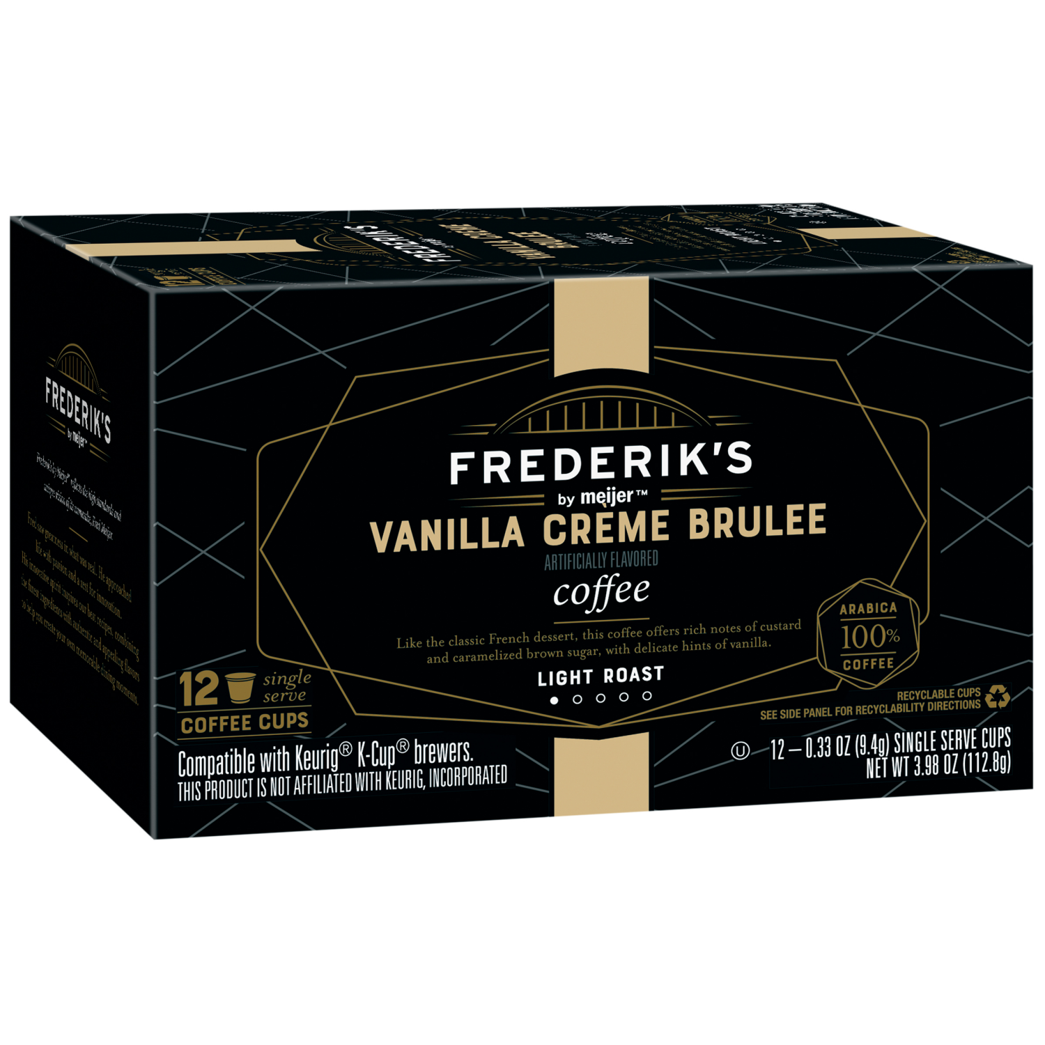 slide 4 of 5, Frederiks By Meijer Pods Vanilla Creme Brulee - 12 ct, 12 ct