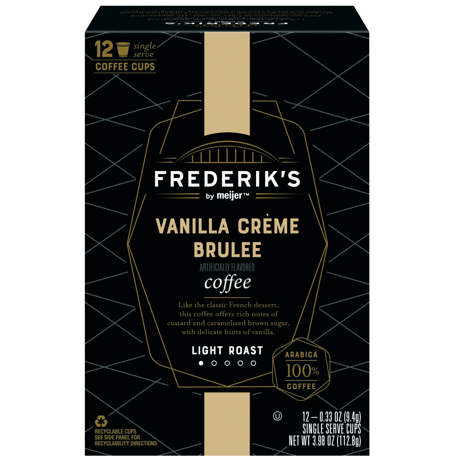 slide 5 of 5, Frederiks By Meijer Pods Vanilla Creme Brulee - 12 ct, 12 ct