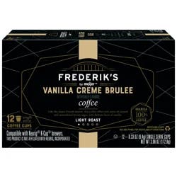 Frederiks By Meijer Pods Vanilla Creme Brulee - 12 ct