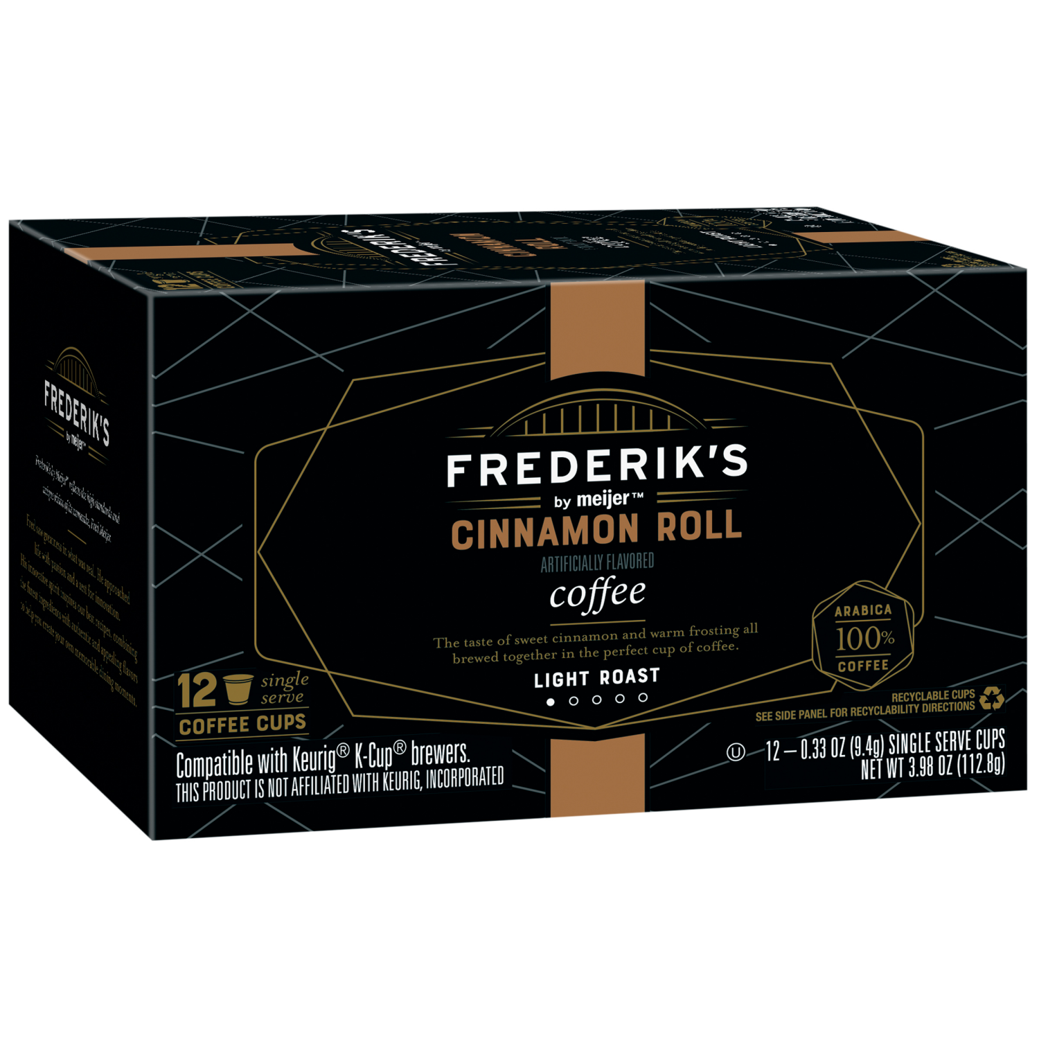 slide 4 of 5, Frederik's By Meijer Frederik's by Meijer Cinnamon Roll Coffee Pods, 12 ct